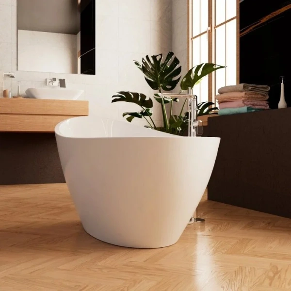 Ванна акриловая Frank F6118, 12523, 170 х 80 см, цвет белый, овальные - фото 5