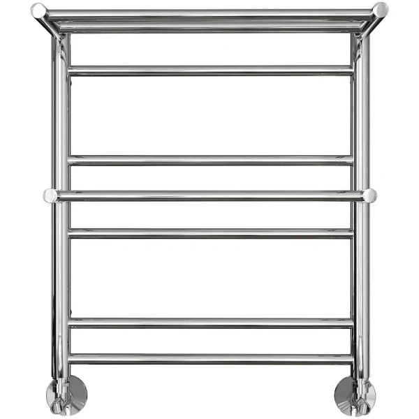 Полотенцесушитель водяной Акватек Альфа 50x60 см хром - фото 1