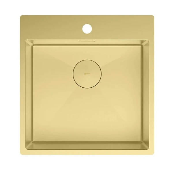 Мойка для кухни Lemark Janga 49 см светлое золото - фото 1