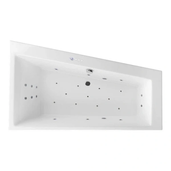 Ванна гидромассажная Excellent Sfera Ultra 170 x 100 см, правая, белый/хром, WAEX.SFP17.ULTRA.CR - фото 1
