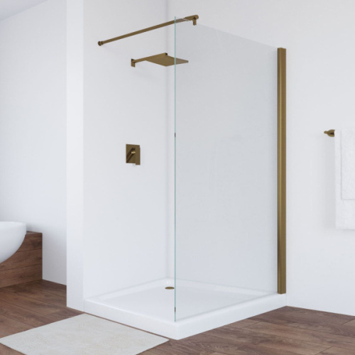 Душевая перегородка стекло прозрачное Vegas-glass EAF 116 01, недорогие, стеклянные - фото 5