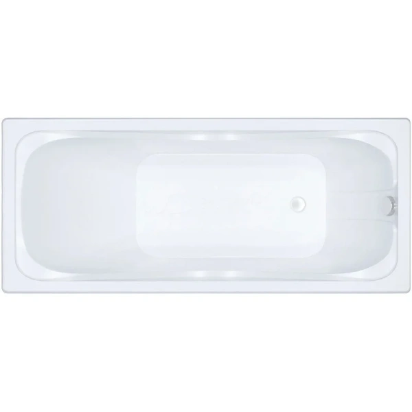 Ванна акриловая Diwo Самара 165 x 70 см, с каркасом, цвет белый, Щ0000046594/Щ0000048581, 165х70 - фото 4