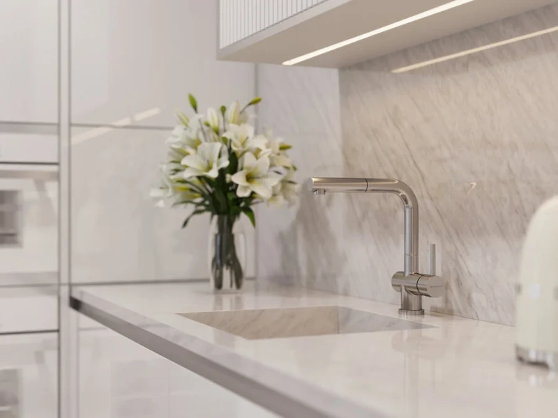 Мойка для кухни Omoikiri Kasen 48-26-INT-GM 48 см вороненая сталь, 50 см - фото 5