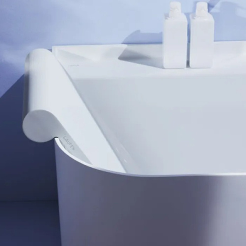 Ванна из искусственного камня Laufen Sonar 160x82 см белая - фото 4