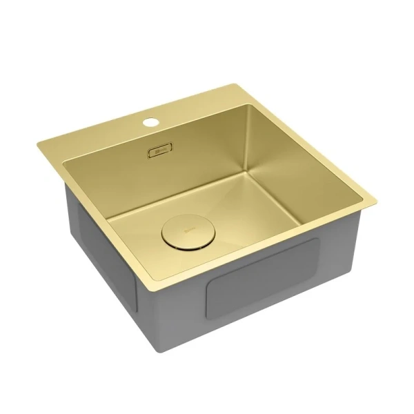 Мойка для кухни Lemark Janga 49 см светлое золото - фото 4