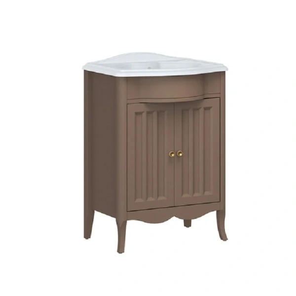 Тумба с раковиной напольная Caprigo Marsel 60 см МДФ - фото 1