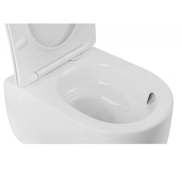 Унитаз подвесной Abber Bequem белый, керамика - фото 8