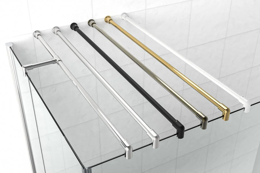 Душевая перегородка Vegas-Glass EAF LUX профиль глянцевый хром, современные, hi-tech - фото 2