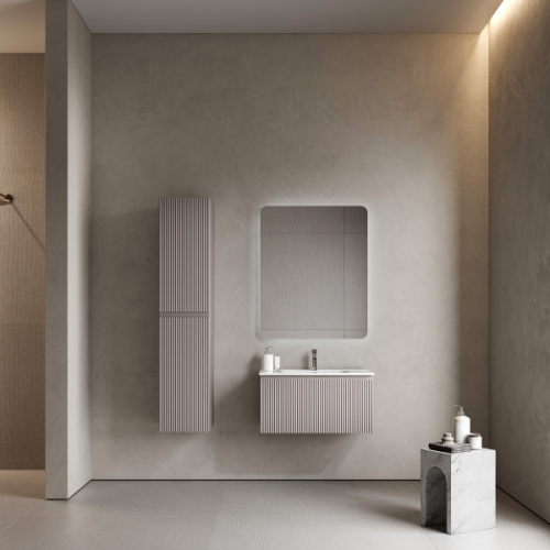 Тумба под раковину подвесная Sancos Snob R 1.0 80 см doha soft - фото 2