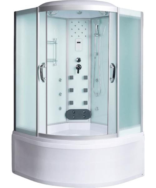 Душевой бокс River Temza 135x135 см стекло матовое - фото 1