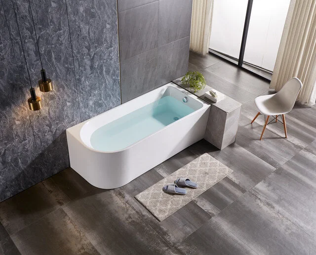 Ванна акриловая Bolu BL-380S L/R, 170 x 75 см, слив-перелив в комплекте, белый, левая/правая, без гидромассажа - фото 6