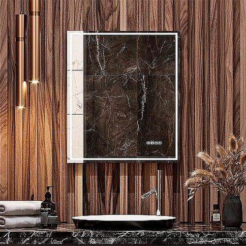 Зеркало с подсветкой Velvex Klaufs 60 см c антизапотеванием - фото 2