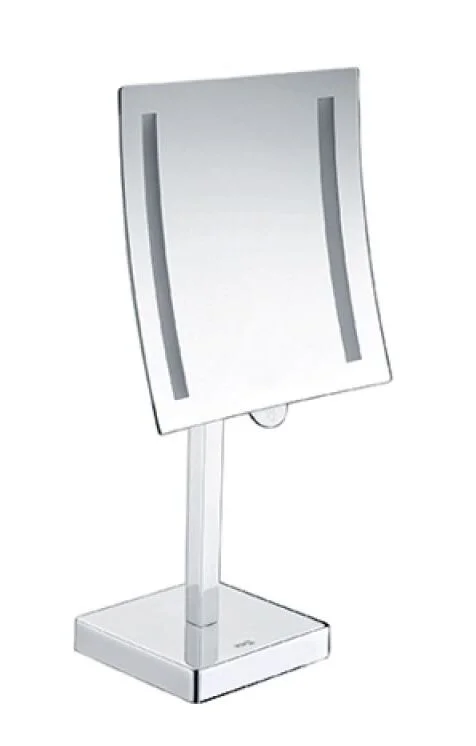 Зеркало с подсветкой WasserKRAFT 20 см увеличительное - фото 1