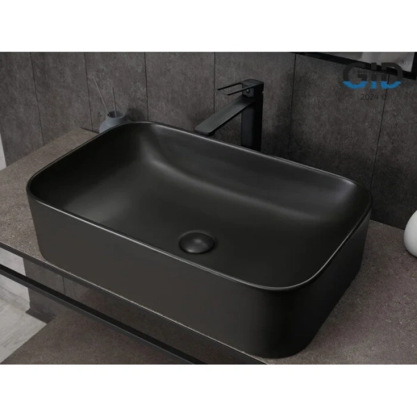 Раковина GID Geometrico Bm9599 61 см черная - фото 3