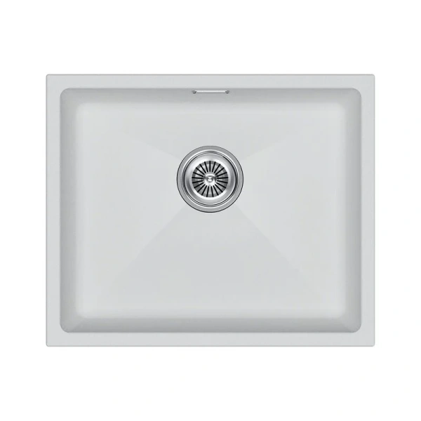 Мойка для кухни Paulmark Lumi 55 см белый матовый - фото 1