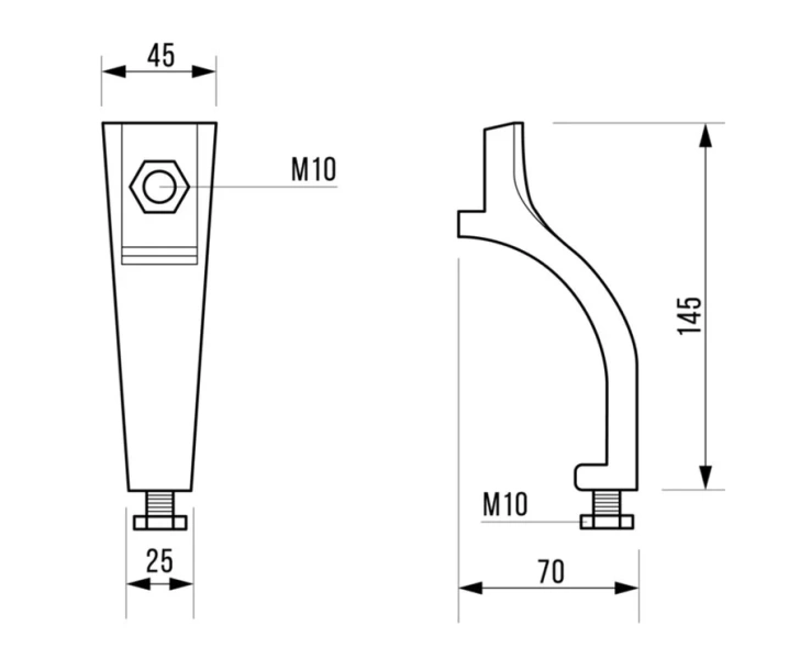 Ванна чугунная Goldman Classic CL12070 120 x 70 см, цвет белый, приставные, встраиваемые - фото 7