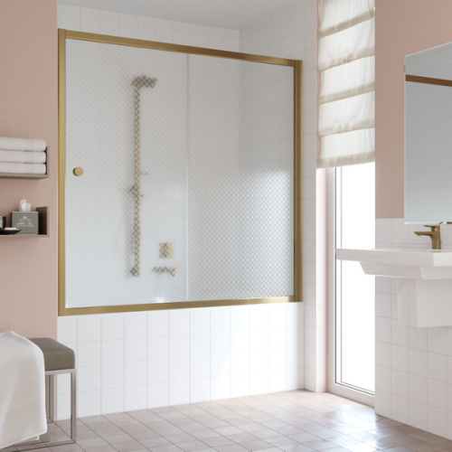 Душевая шторка на ванную стекло ретро Vegas-glass ZV 150 R04, по запросу - фото 7