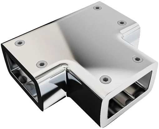 Коннектор каркаса IDDIS Slide хром - фото 1