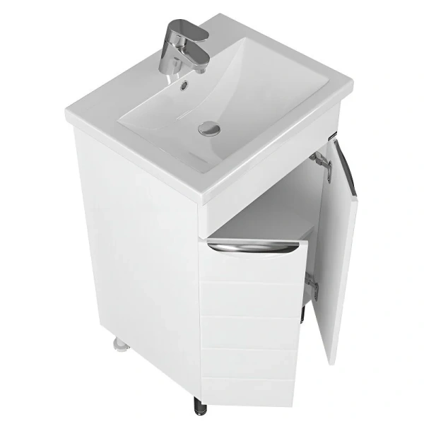 Зеркальный шкаф Grossman Юнит 60 см кадена лайт, недорогo - фото 7