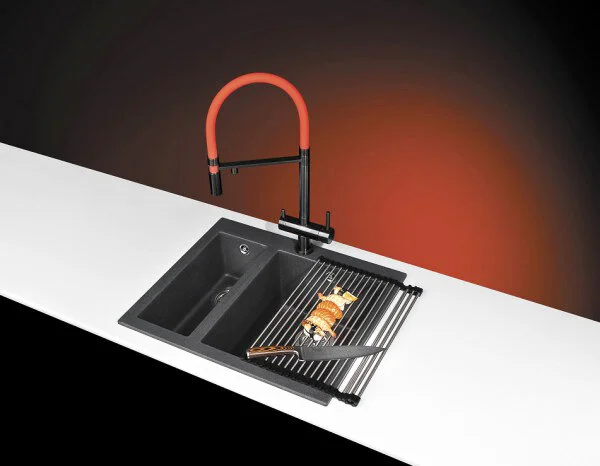 Мойка для кухни Omoikiri Bosen 59-2-PL 59 см платина, прямоугольной формы - фото 4