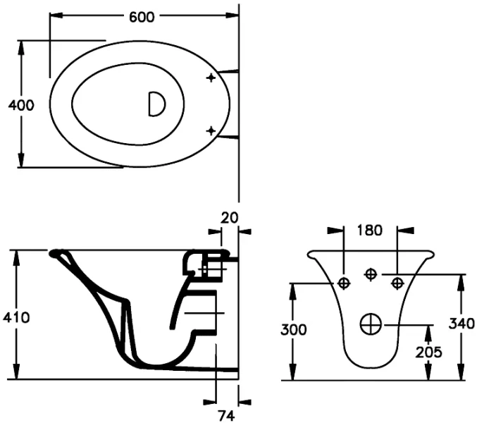 Унитаз подвесной Hatria Sculture YXKN01 40х60 см, с микролифтом - фото 7