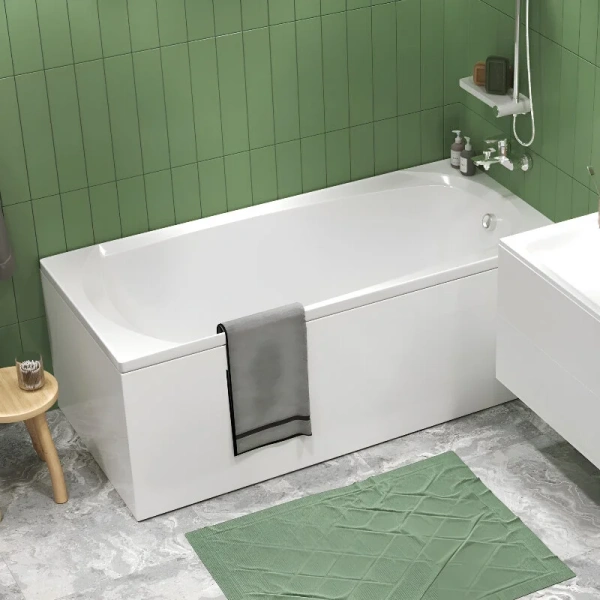 Ванна акриловая 1MarKa Elegance 01эл1470кс1+, 140 x 70 см, цвет белый - фото 1
