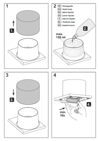 Дозатор для ванной Keuco Edition 400 11552, элитные - фото 6