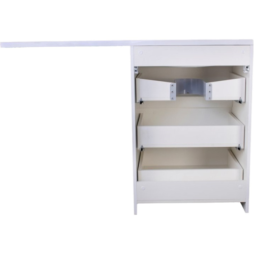 Тумба под раковину напольная Style Line Даллас 38 см белая, белая - фото 7