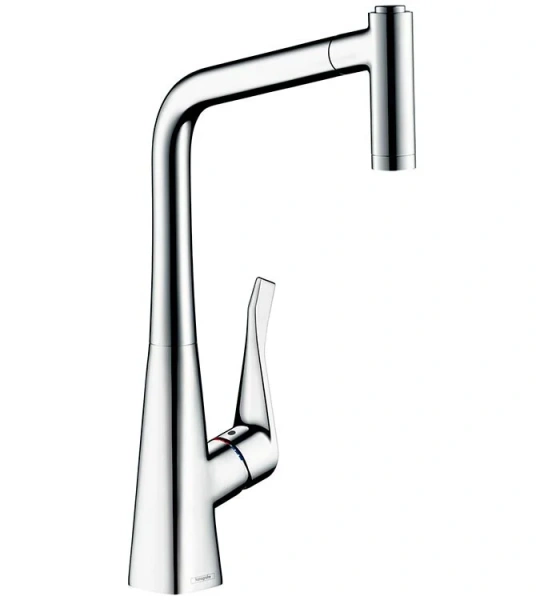 Смеситель для кухни Hansgrohe Metris 14820 с выдвижным изливом - фото 4