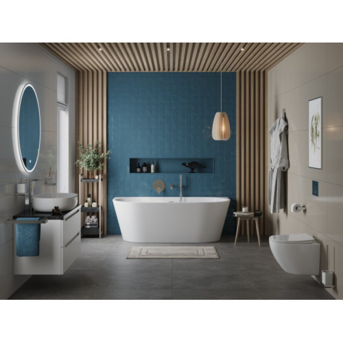 Ванна акриловая BelBagno 170x80 см пристенная - фото 2
