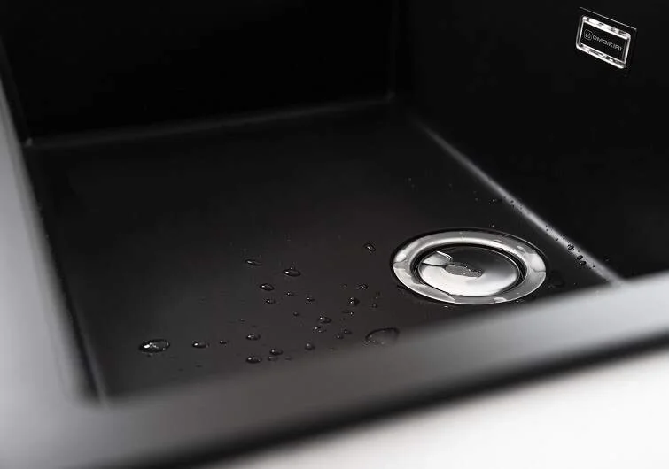 Мойка для кухни Omoikiri Kitagawa 100-GB 100 см графит, из искусственного гранита - фото 3