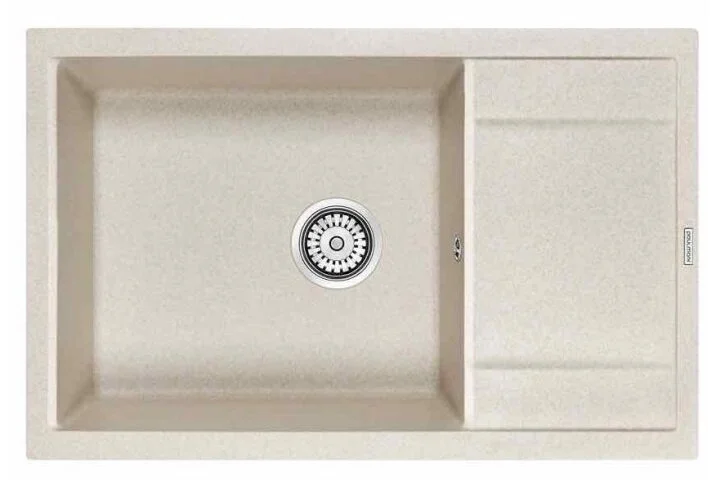 Мойка для кухни Paulmark Verlass 78 см бежевая - фото 1