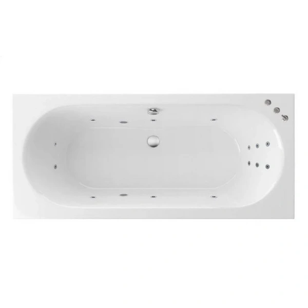 Ванна гидромассажная Excellent Oceana Slim Smart 160 x 75 см, белый/хром, WAEX.OCE16S.SMART.CR - фото 2