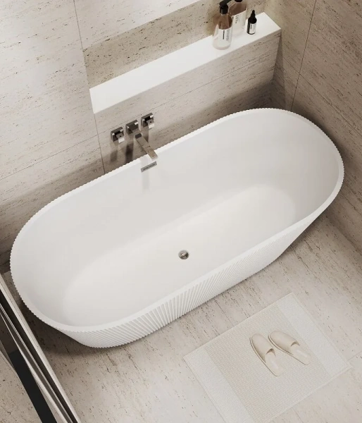 Ванна акриловая Grossman Forta 170x75 см отдельностоящая - фото 4
