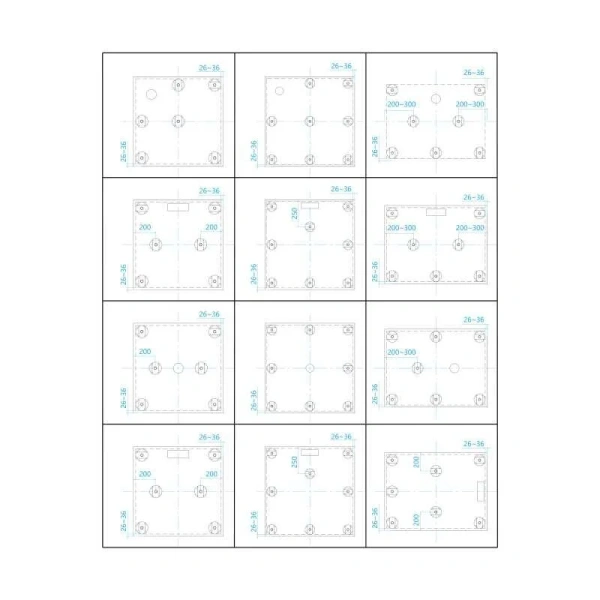 Душевой поддон RGW GWS-01 03150100 100x100 см из литьевого мрамора - фото 3