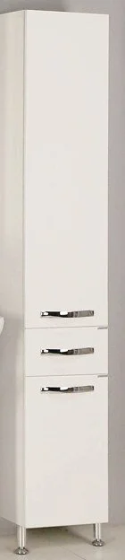 Шкаф-пенал напольный Акватон Ария 34 см белый - фото 1