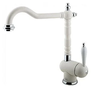Смеситель для кухни Timo Morea  белый матовый 2406F white-matt - фото 1