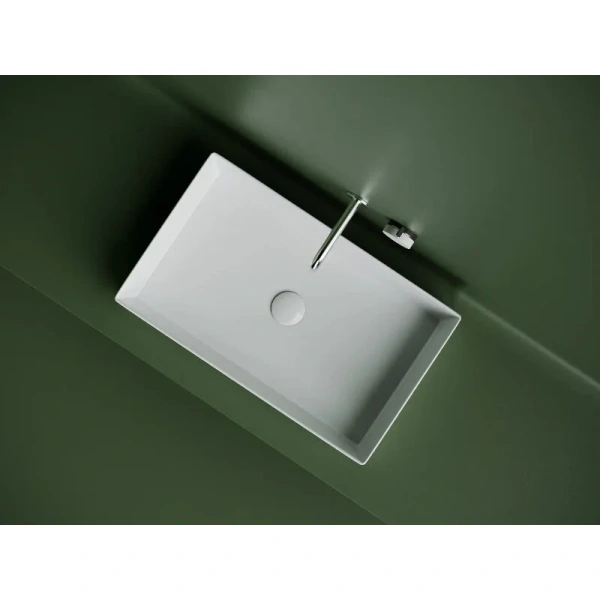 Раковина Ceramica Nova Element 60 см белая, в форме чаши, прямоугольной формы - фото 5