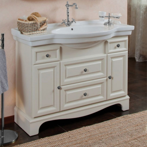 Мебель для ванной La Beaute Michel 120, белая, бежевая - фото 7