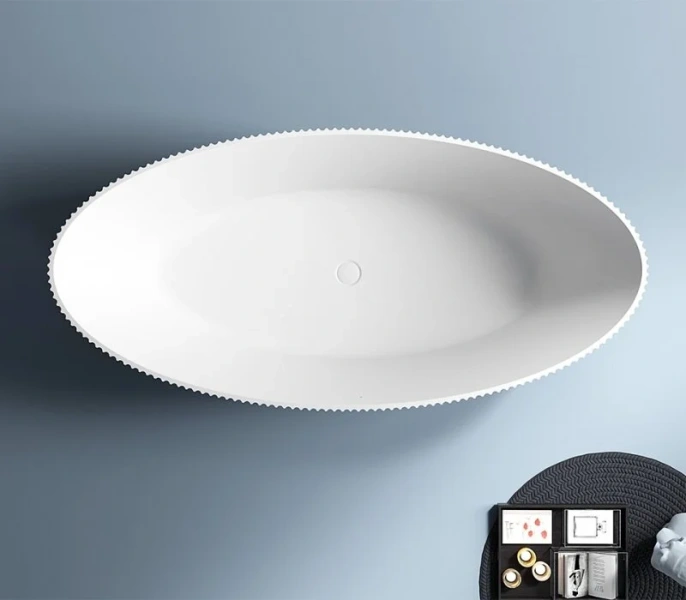 Акриловая ванна Abber 180х85 см овальная, овальные - фото 5