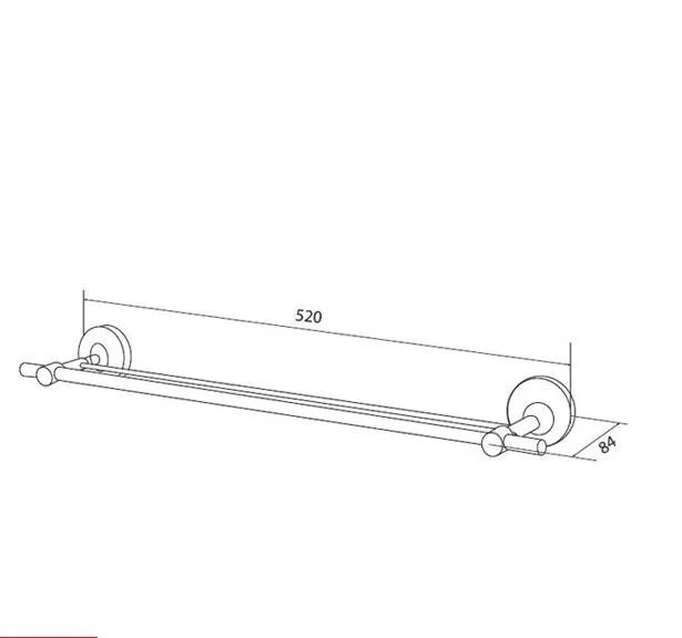 Полотенцедержатель Am.Pm Bliss L двойной - фото 3