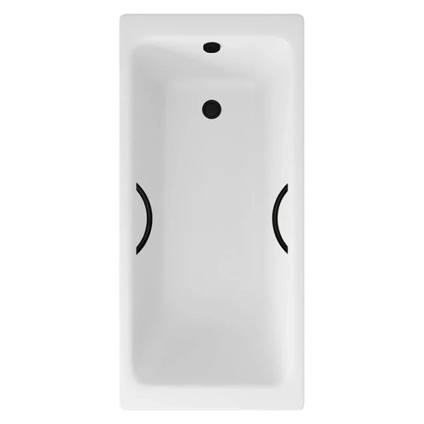 Ванна чугунная Delice Parallel 180x80 см белая - фото 1