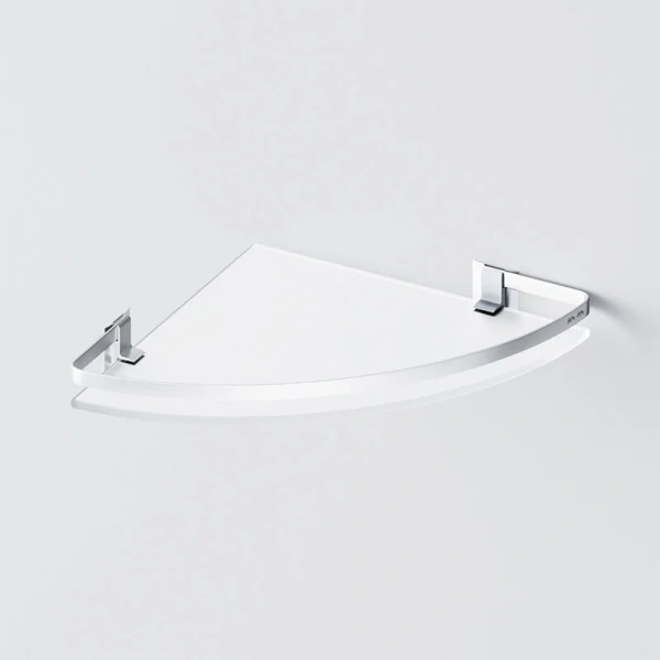 Полочка для ванной AM.PM Sense L угловая стеклянная, в наличии - фото 6