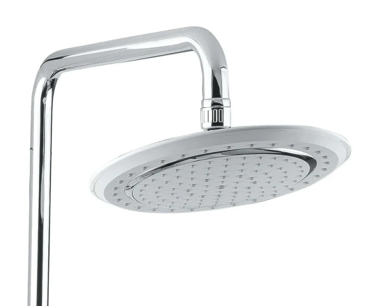 Душевая стойка Timo Helmi хром-белый SX-1070/00-16 (412), с изливом - фото 5