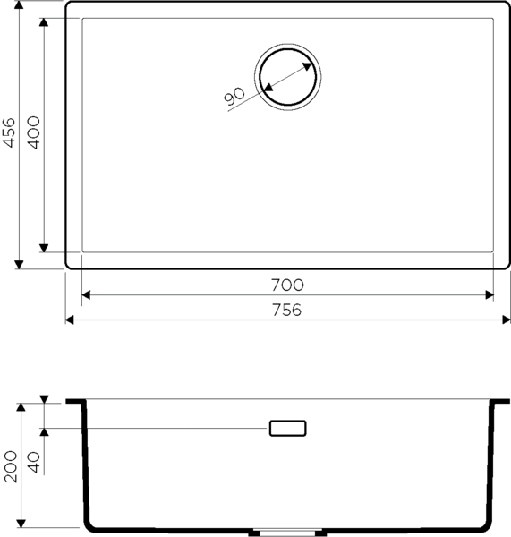 Мойка для кухни Omoikiri Yamakawa 75-U/I-GR 75 см leningrad grey, с одной основной чашей - фото 7