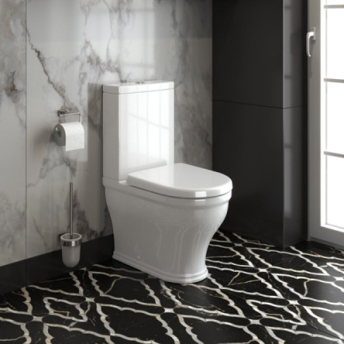 Чаша для унитаза-компакта Cezares Giubileo белая, с бачком - фото 2