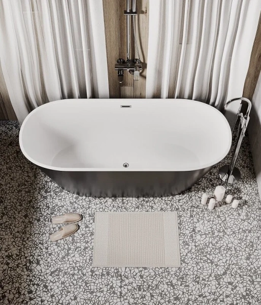 Ванна акриловая Grossman Forta 170x75 см отдельностоящая, отдельностоящие - фото 7