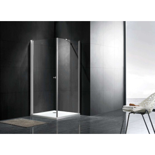 Душевой уголок Gemy New Rockcoco 80x80 см профиль хром - фото 2