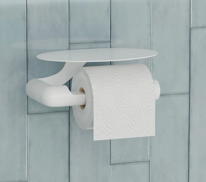 Бумагодержатель IDDIS Noa нержавеющая сталь - фото 4