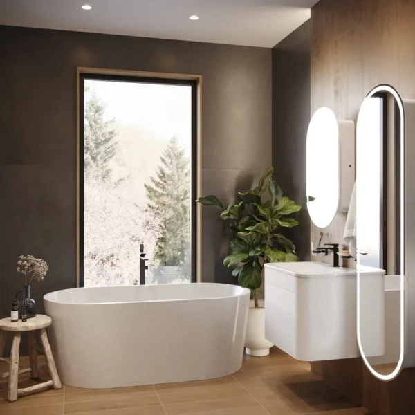 Ванна акриловая Artemis Bauci 160 x 80 см, отдельностоящая, белый глянцевый, 1.05.409.054.01.1.28, в наличии - фото 9